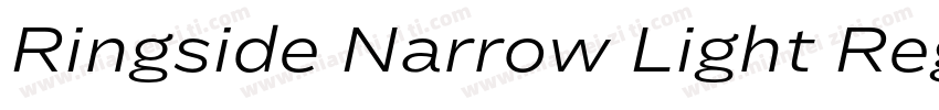 Ringside Narrow Light Regular字体转换
